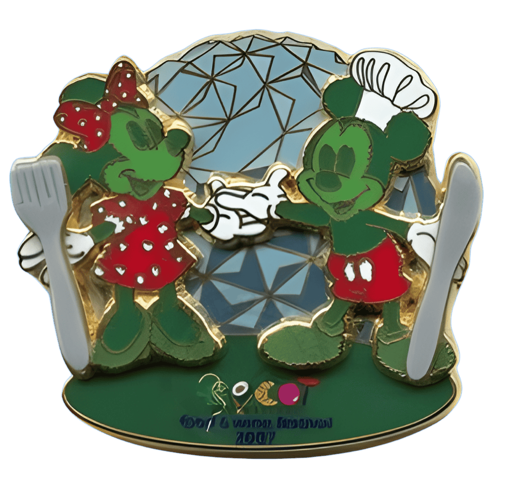 Mickey and Minnie Topiaries Disney pin