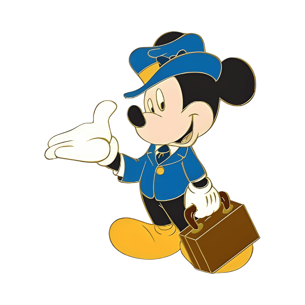 Business Man Mickey Mouse Disney pin