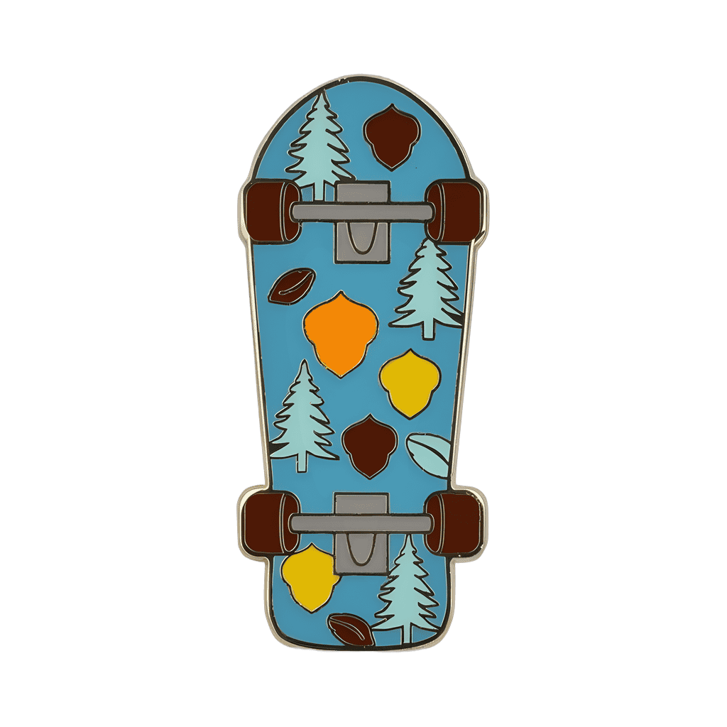 Chip and Dale with Skateboard Disney pin