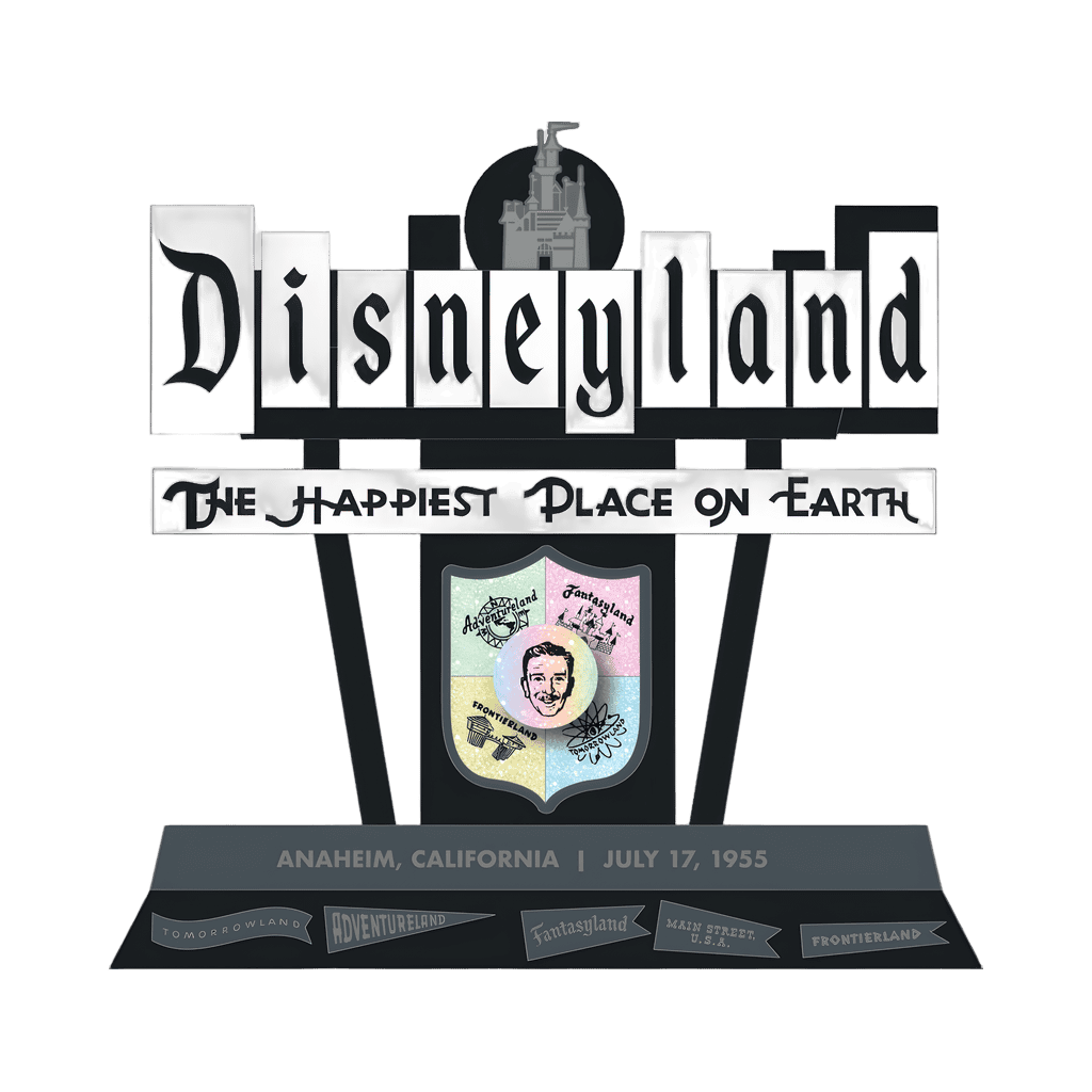 Marquee Collectible Stand and Walt Pin — Full Set Disney pin