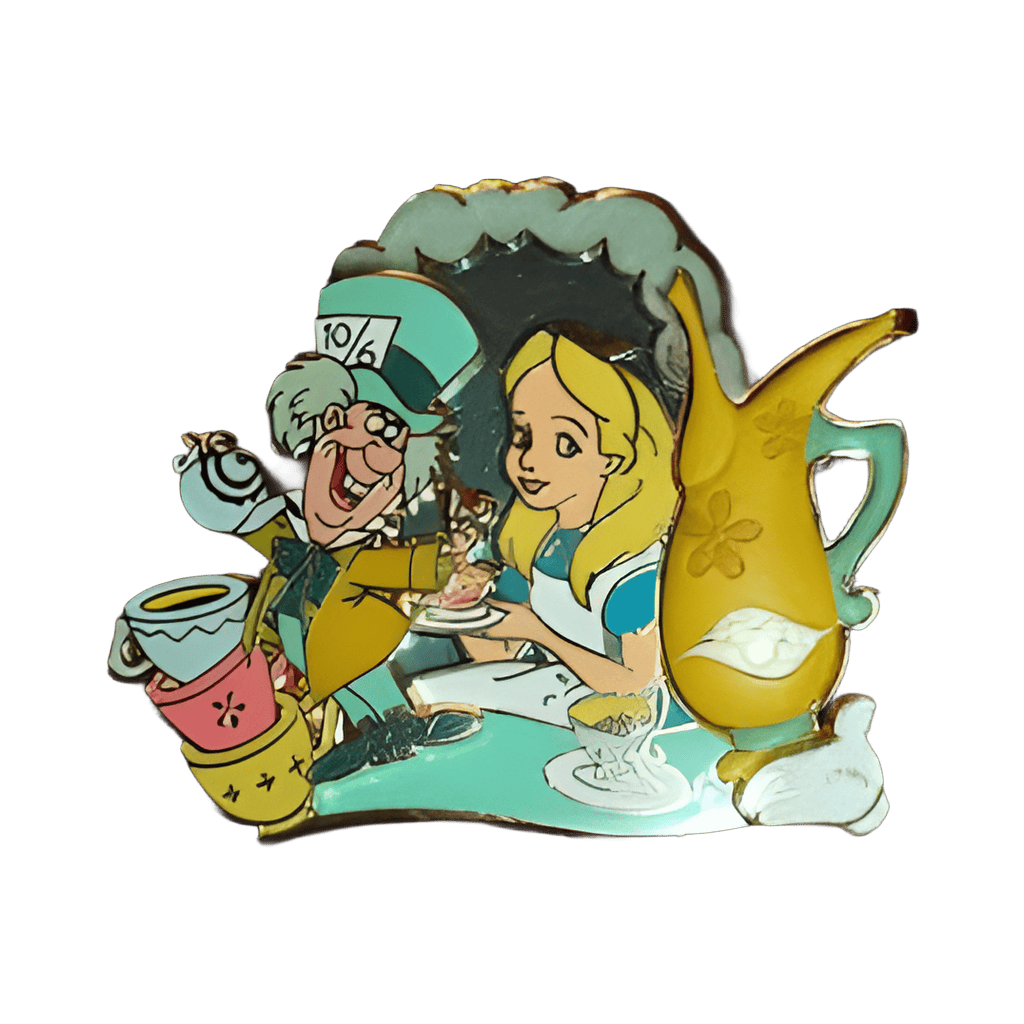 Alice and the Mad Hatter Disney pin