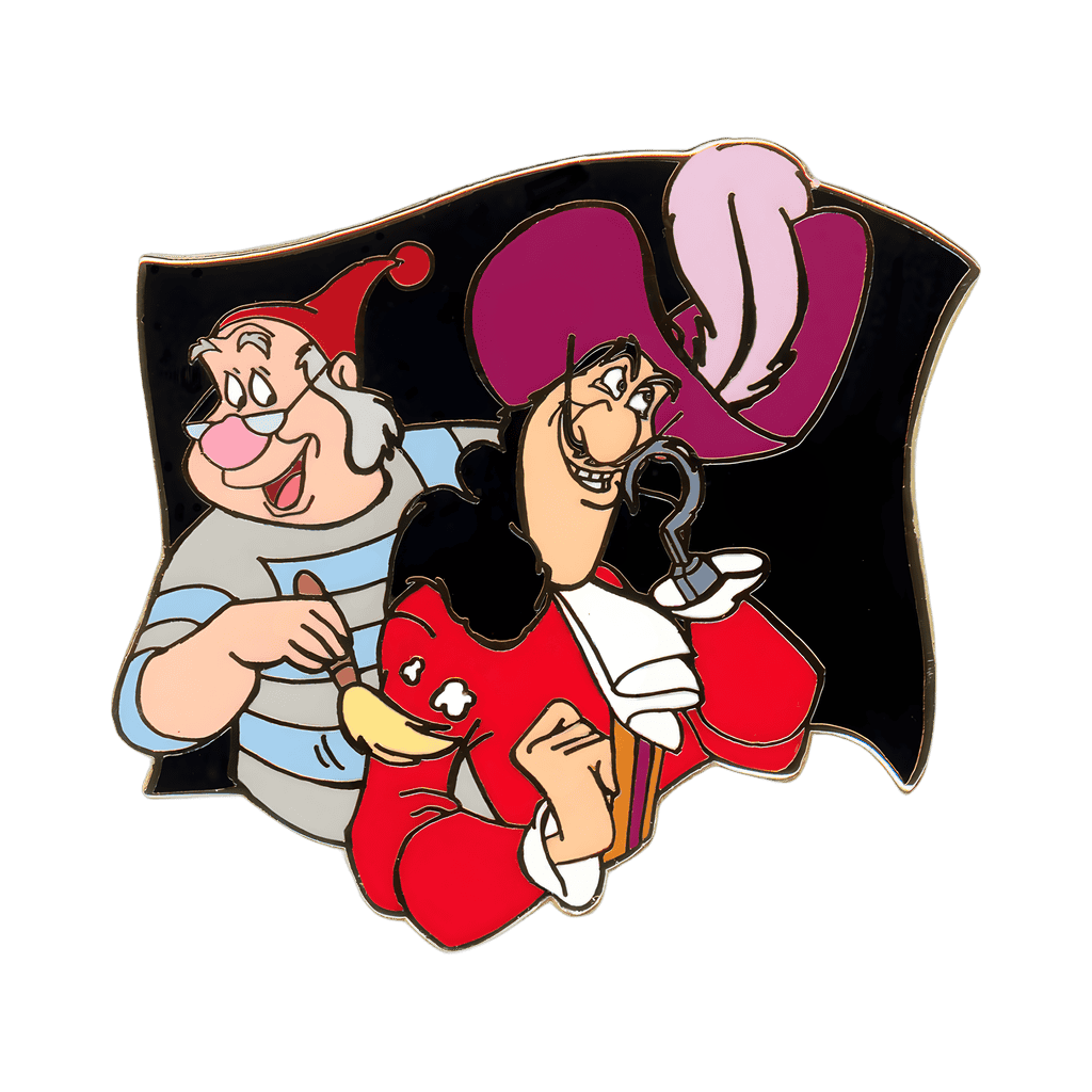 Captain Hook and Mr. Smee Disney pin