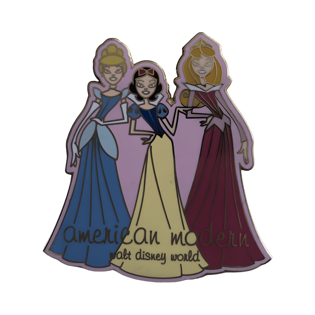American Modern - Cinderella, Snow White, and Aurora Disney pin