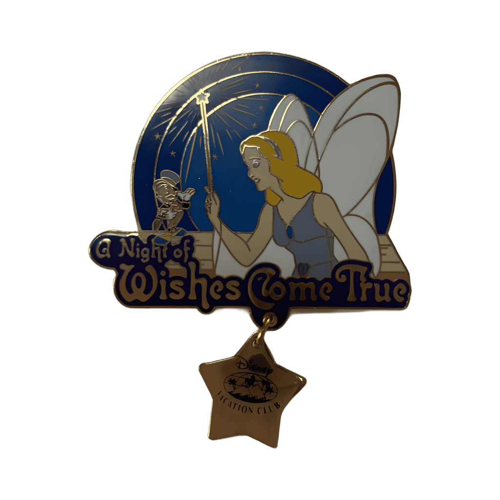 DVC A Night of Wishes Come True Blue Fairy and Jiminy Cricket Disney pin