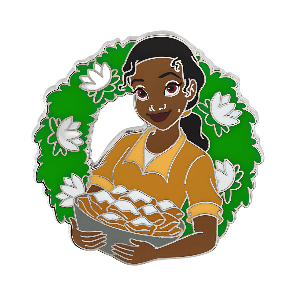 Tiana with Beignets Disney pin