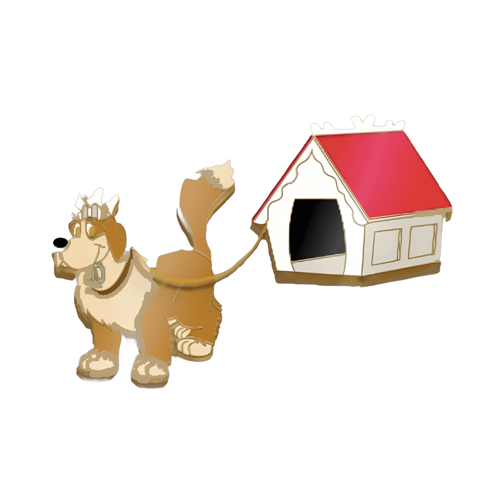 Nana's in the Doghouse Disney pin
