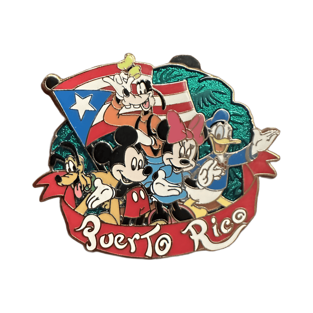 Mickey, Minnie, Donald, Goofy and Pluto Puerto Rico Disney pin