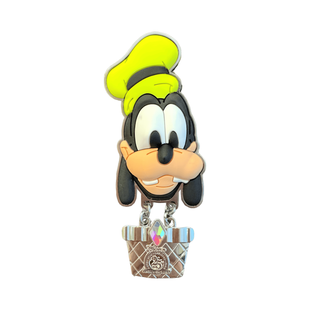 Up, Up and Away! Acrylic Stand Set – Goofy Balloon Disney pin