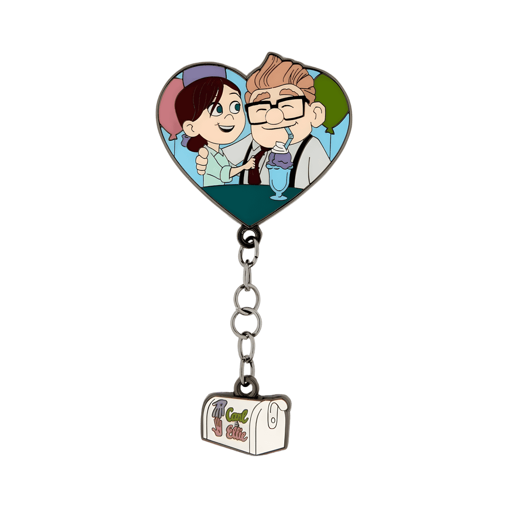 Carl & Ellie Heart Disney pin
