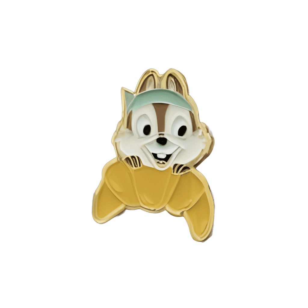 Chip holding Croissant Disney pin