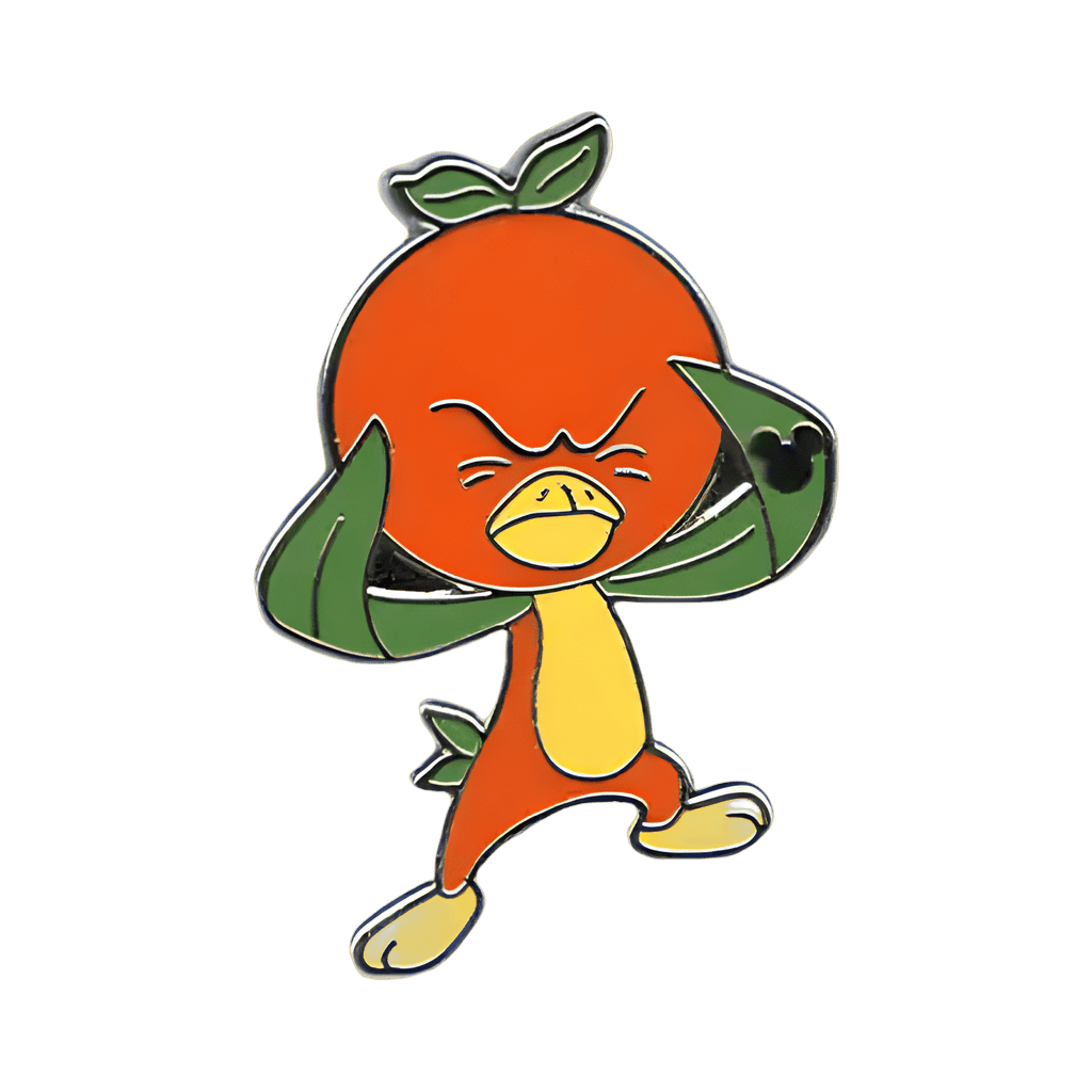 Frustrated Orange Bird Disney pin