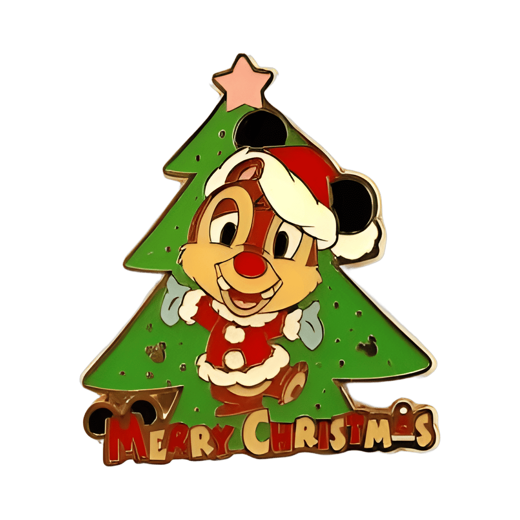 Santa Dale w/ Green Tree - Merry Christmas Disney pin