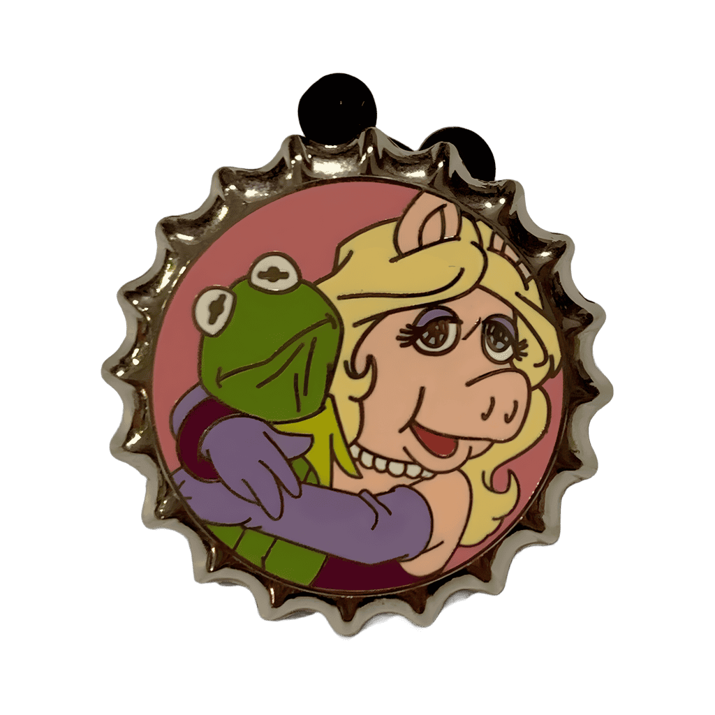 Kermit and Miss. Piggy Disney pin