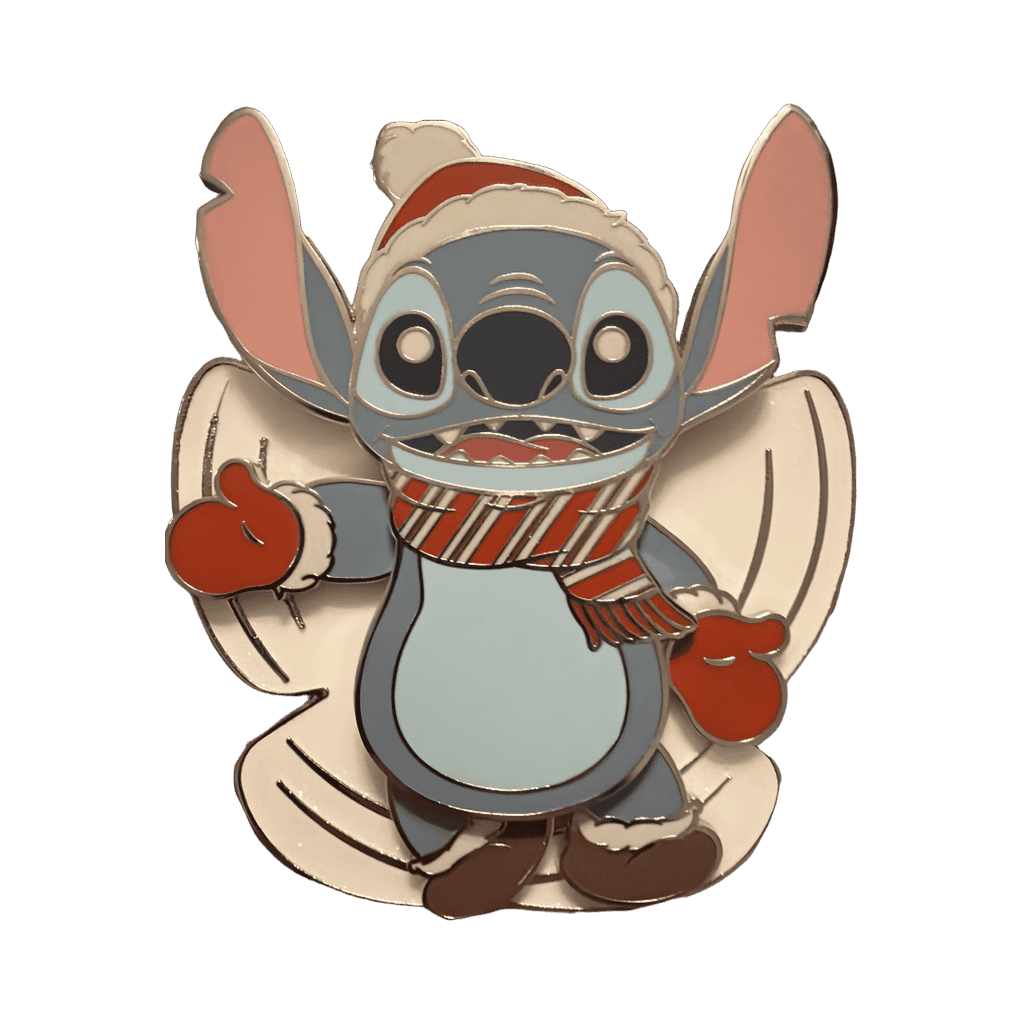 Stitch Holiday Snow Angel Disney pin