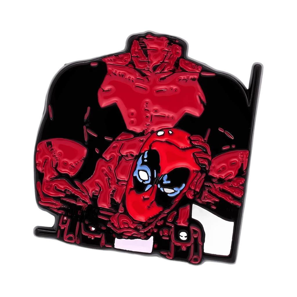 Headless Deadpool Disney pin