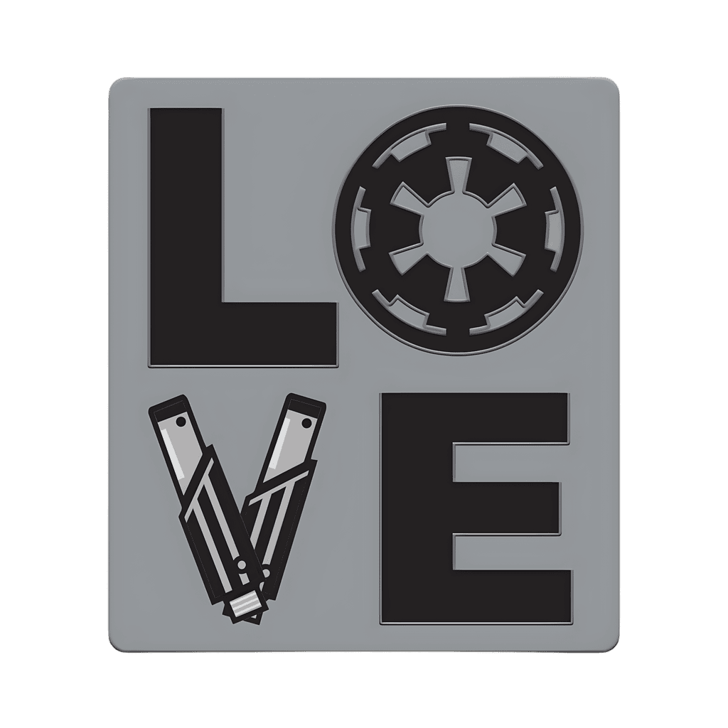 Imperial Crest LOVE Disney pin