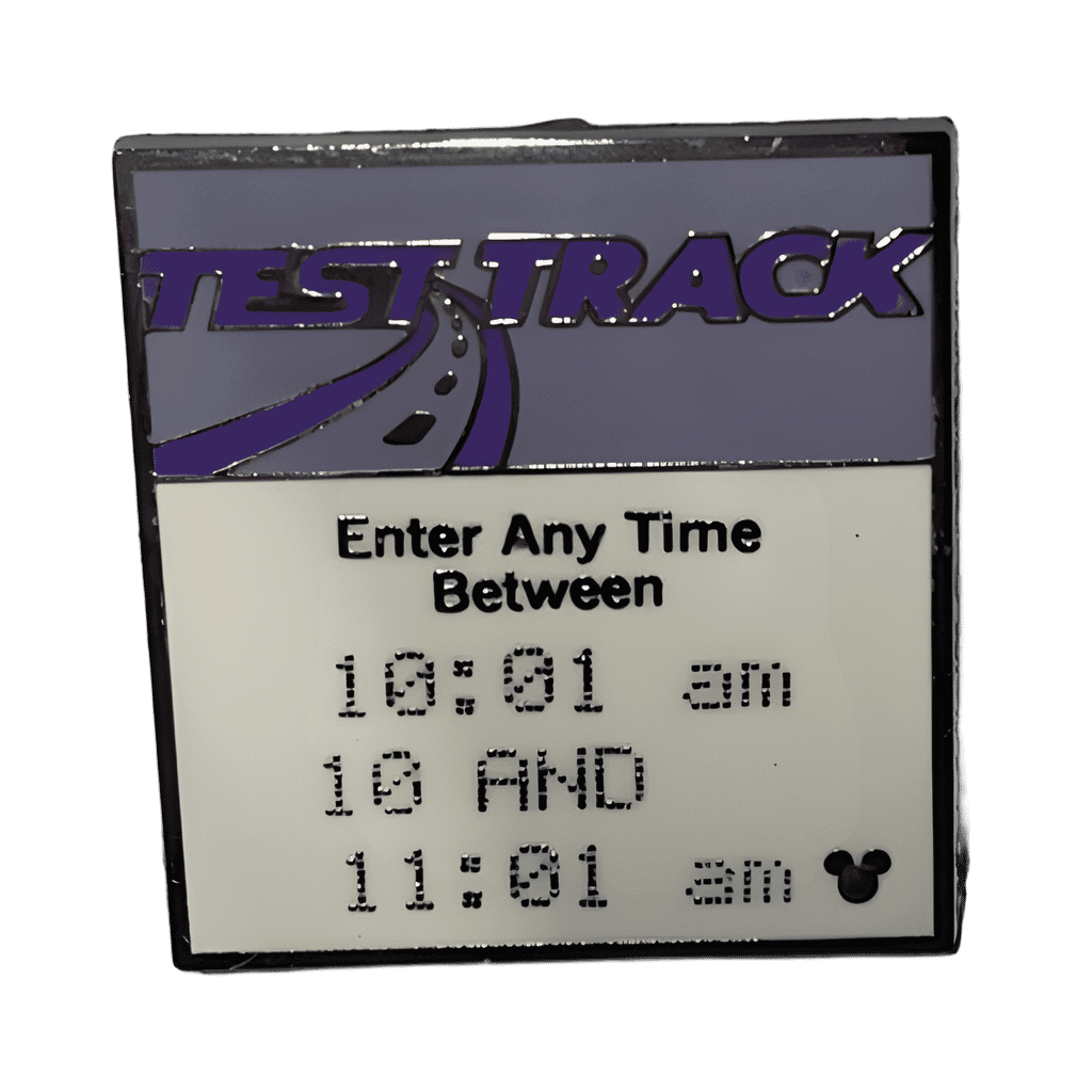 Test Track Completer Disney pin