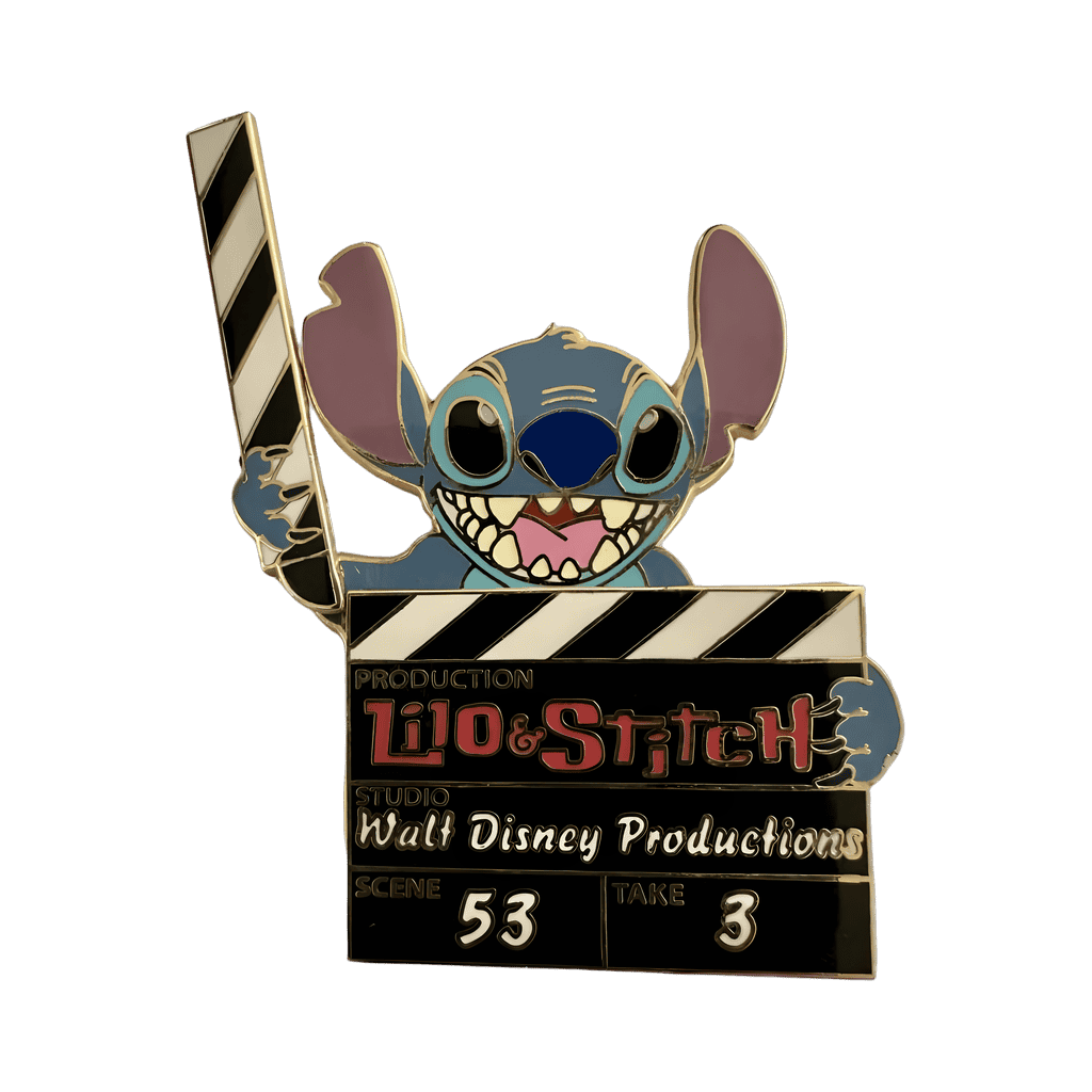 Stitch Clapboard Disney pin