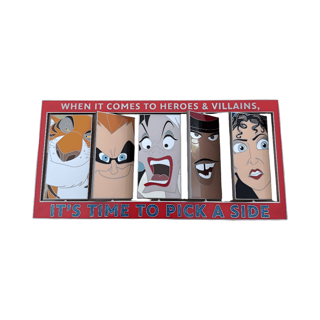 Pick a Side Spinner Disney pin