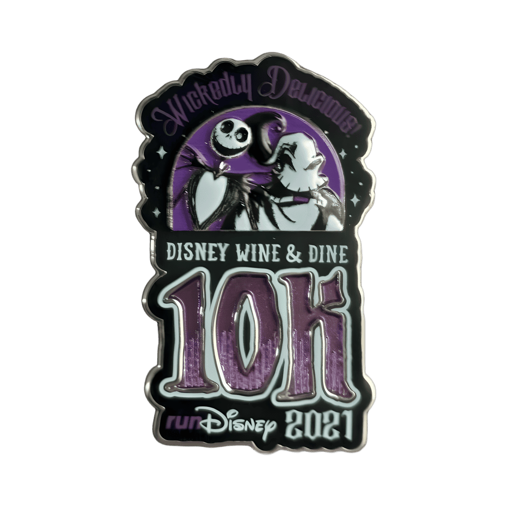 2021 Disney Wine & Dine 10k - Jack Skellington & Oogie Boogie Disney pin