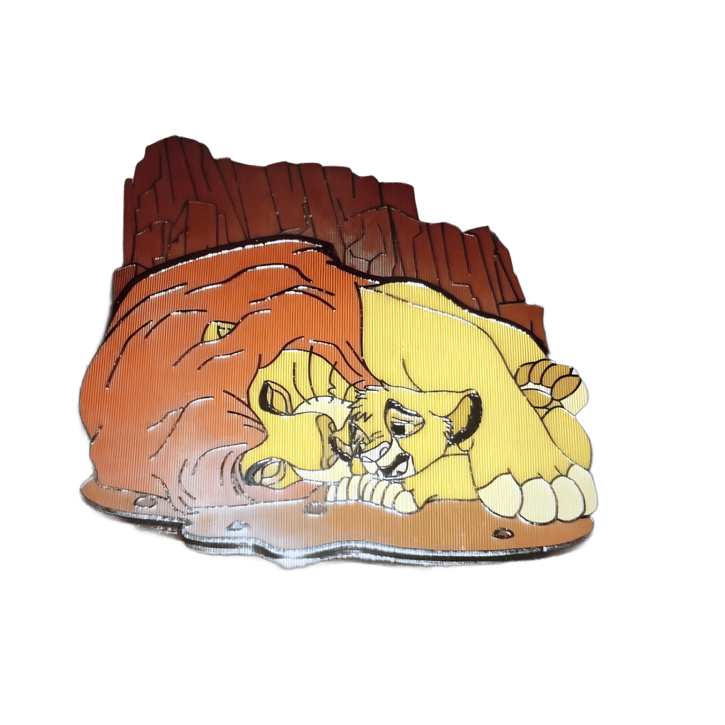 Simba and Mufasa - For Every Laugh There's a Tear Disney pin