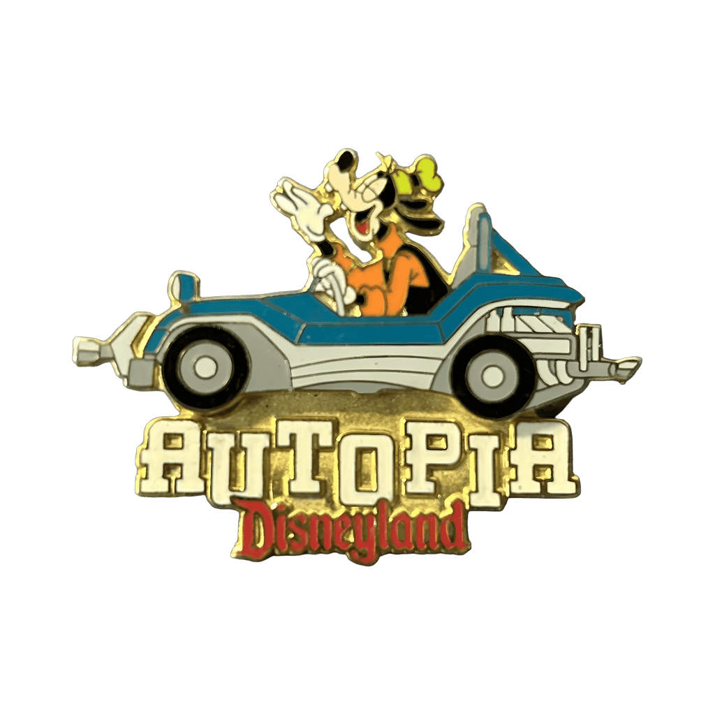 Goofy in Teal Car Disney pin