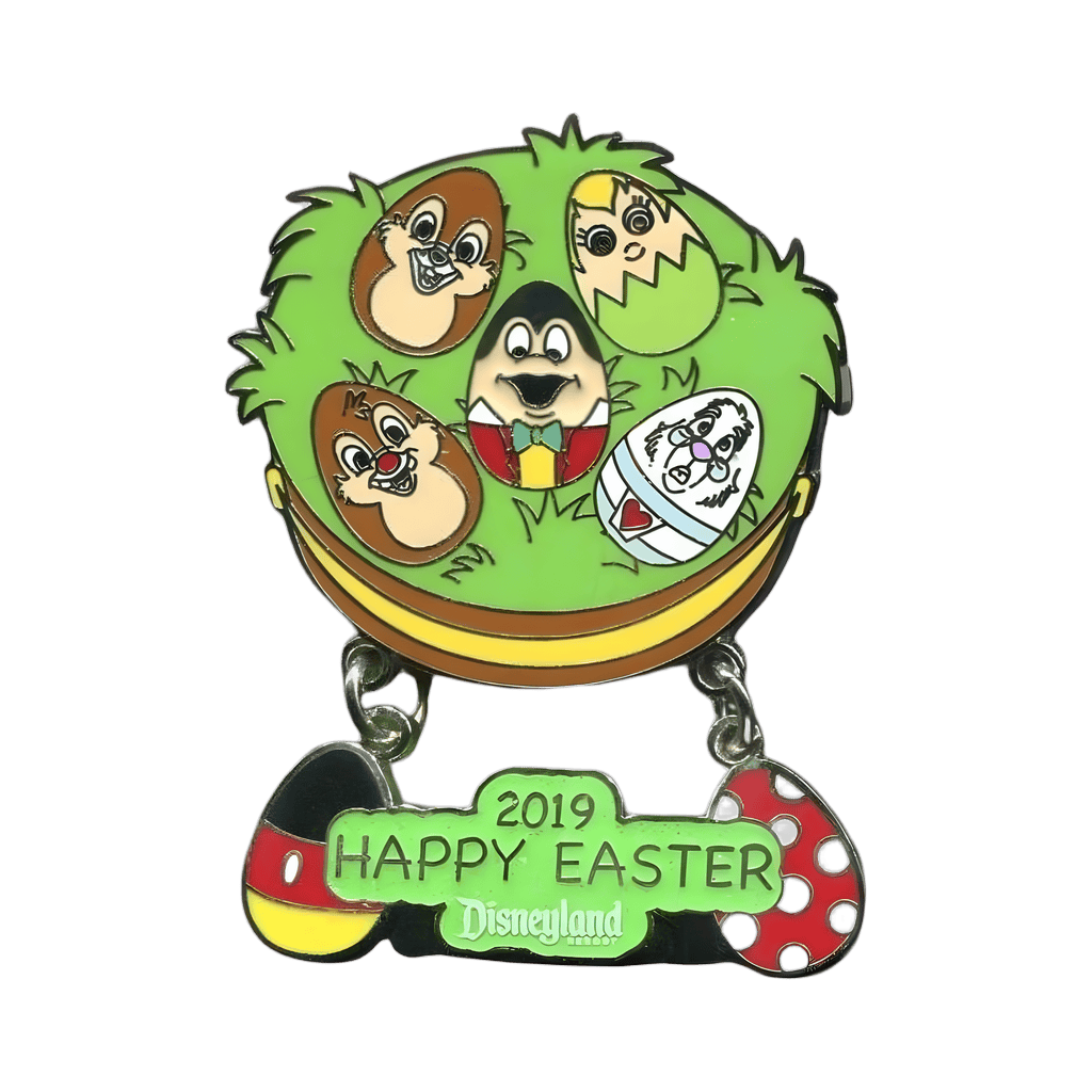 Character Easter Egg Basket Dangle Disney pin