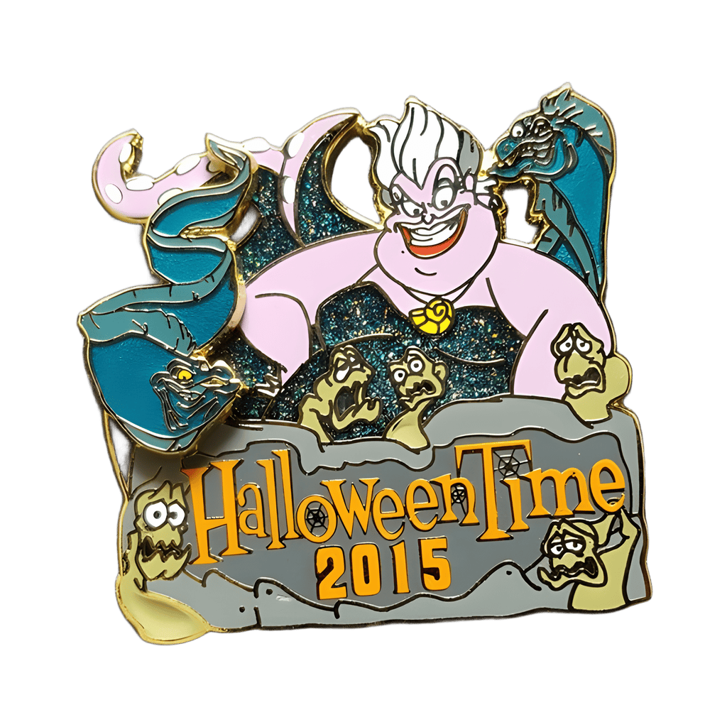 Halloweentime - Ursula with Jetsam and Flotsam Disney pin