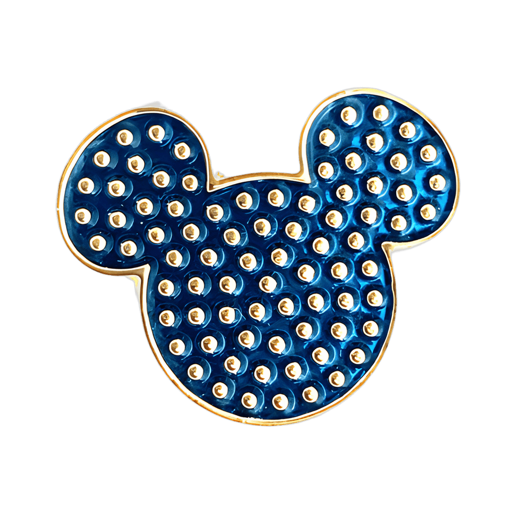 Blue Mickey Head Disney pin
