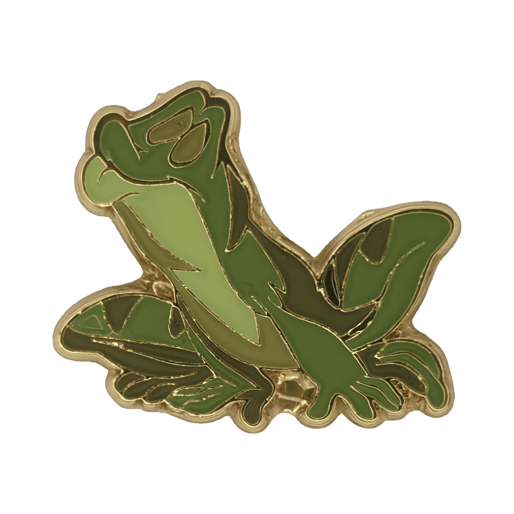 Tiana and Frog Naveen Set — Kissing Naveen Disney pin