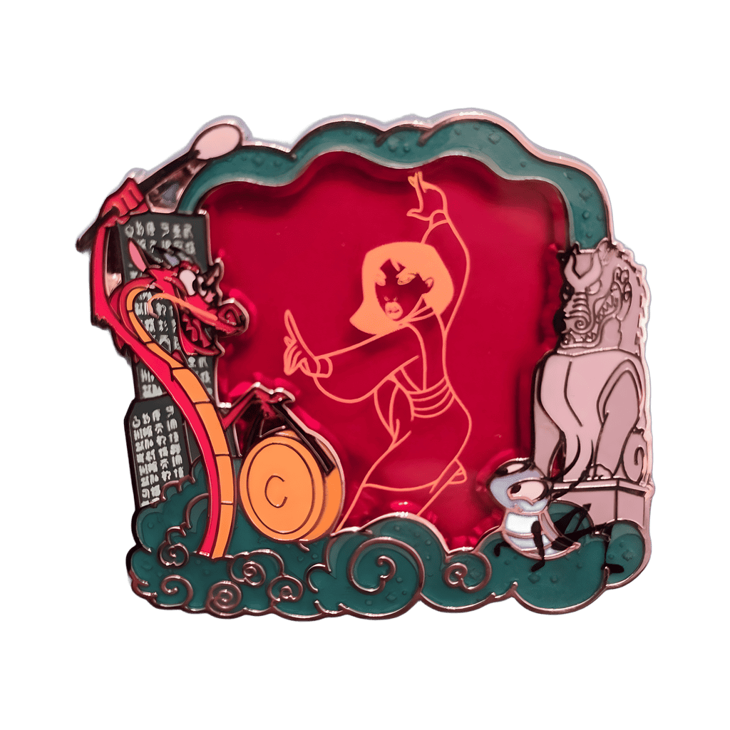 Mushu and Crickee - Mulan at Imperial Palace Disney pin