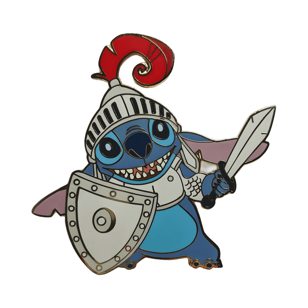 Knight Stitch Disney pin