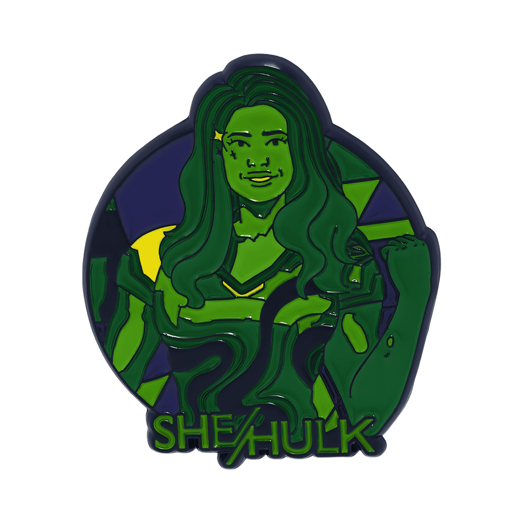 She-Hulk Circle Portrait Disney pin