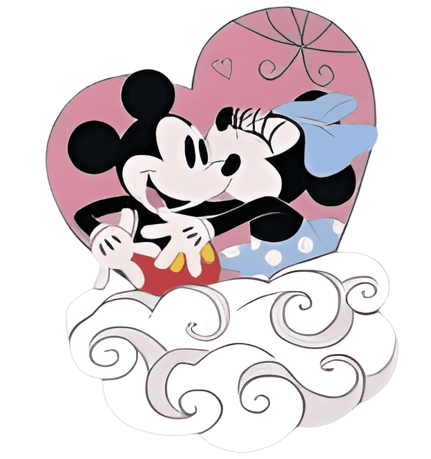Mickey and Minnie Disney pin