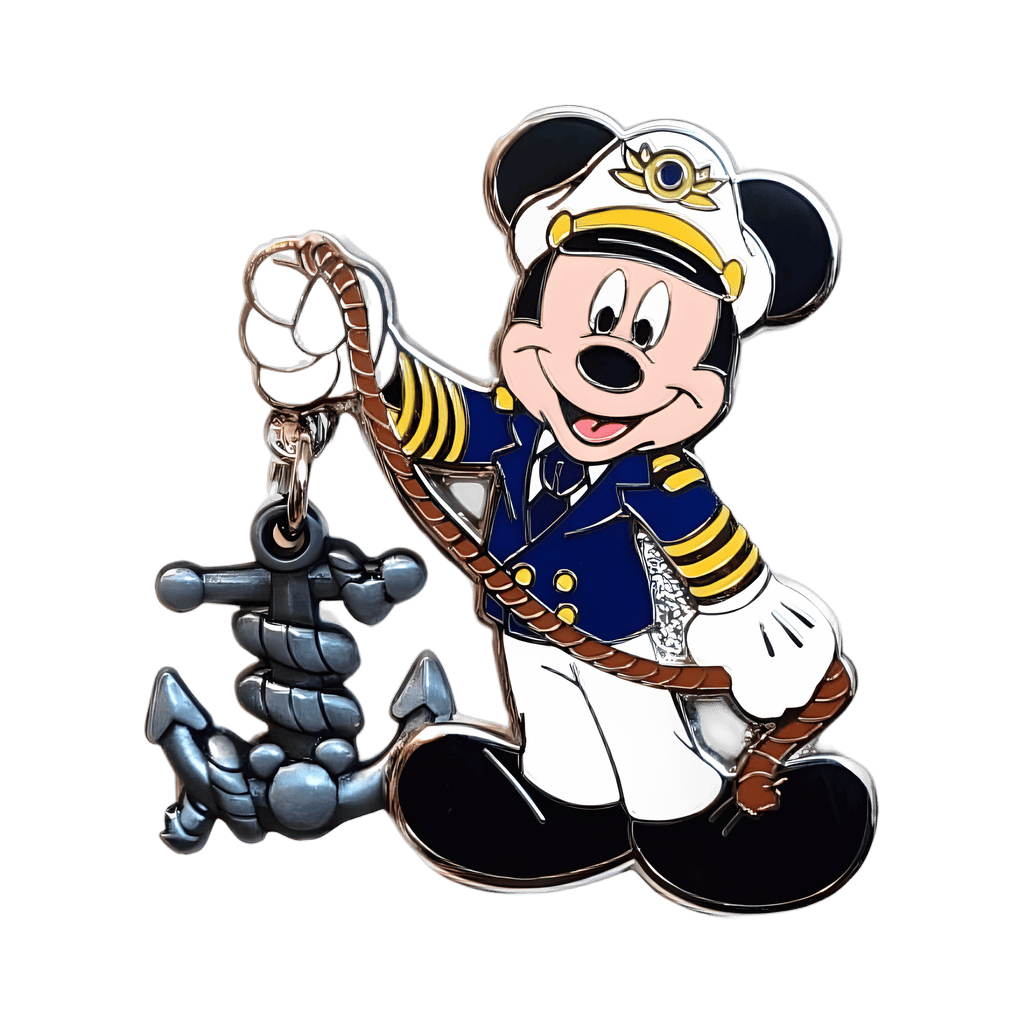 Captain Mickey Mouse Disney pin