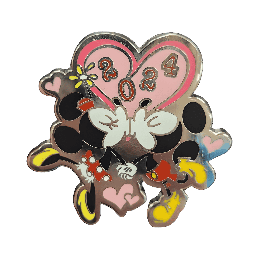 Paul Rudish Mickey and Minnie Kissing Disney pin