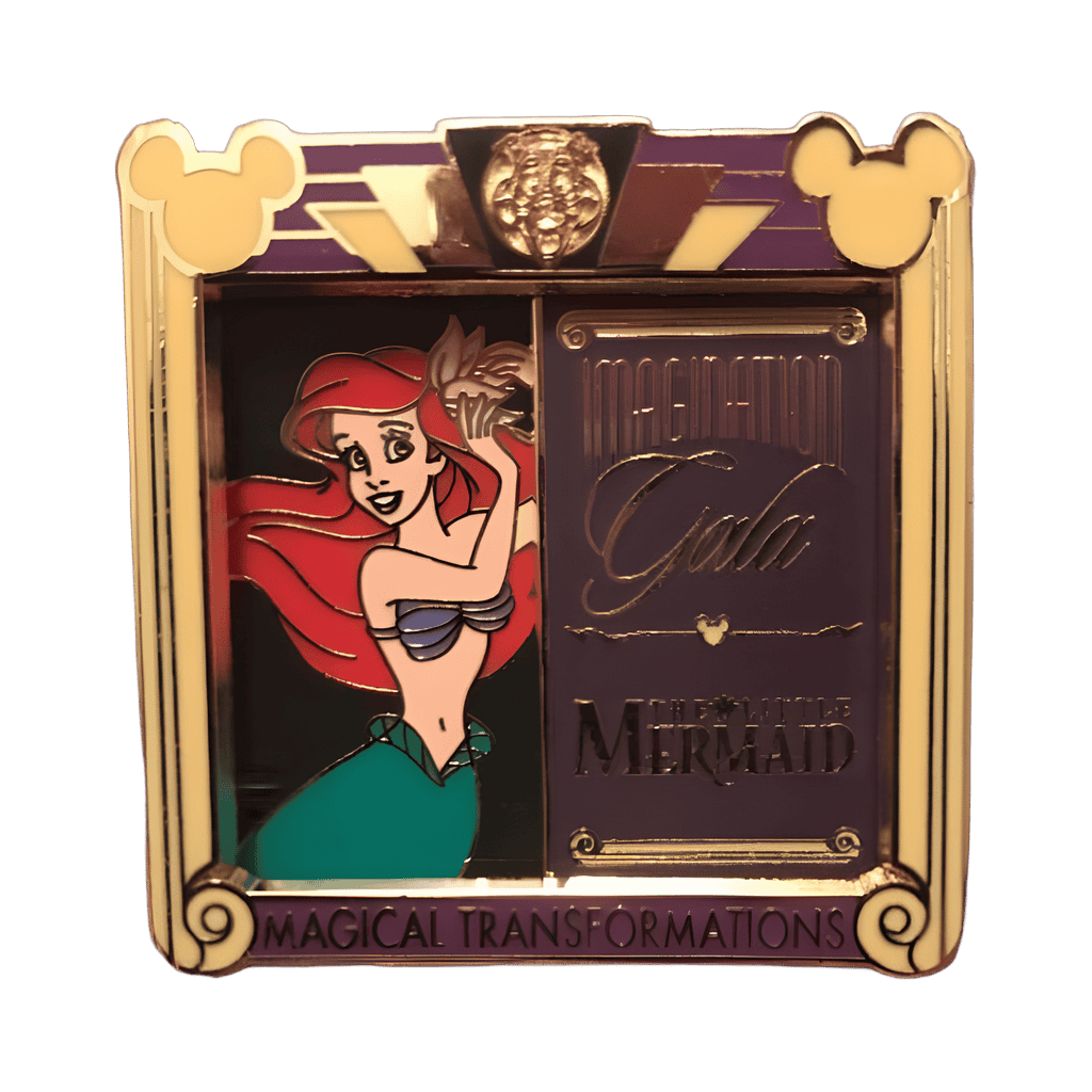 Magical Transformations Boxed Slider Set - Mermaid Ariel to Human Disney pin