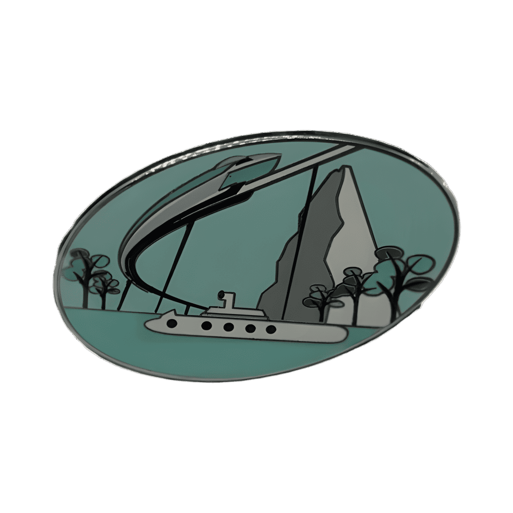 Monorail, Matterhorn and Submarine Disney pin