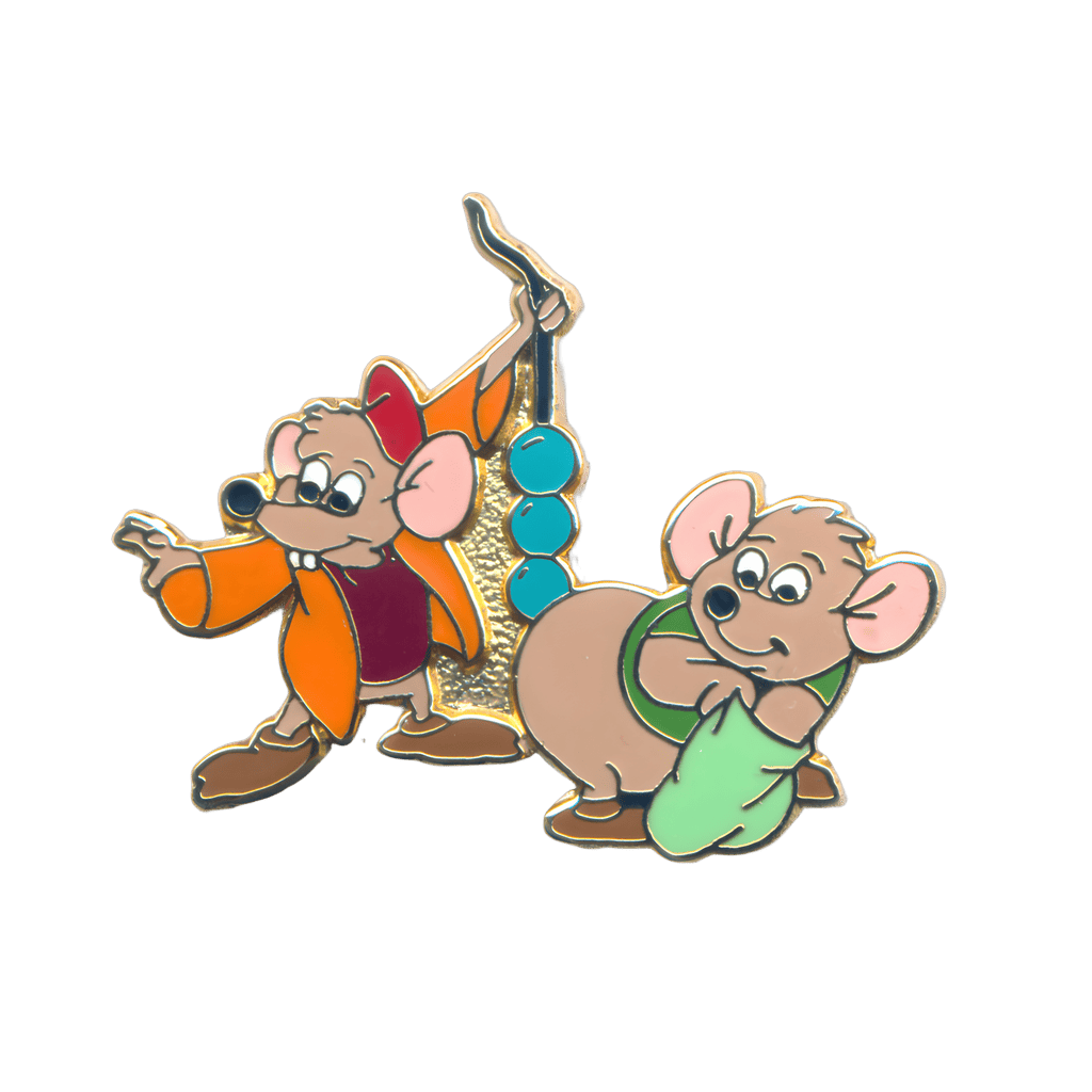 Jaq & Gus Gathering Beads Disney pin