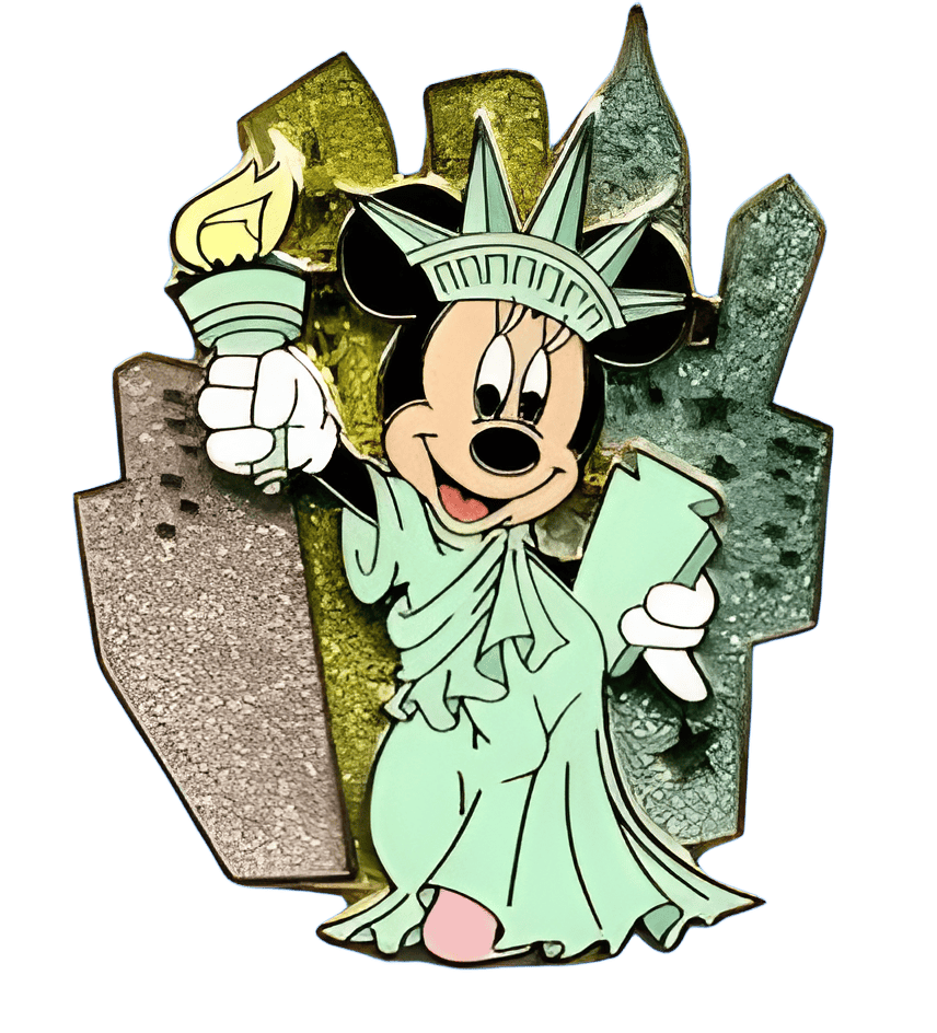 Minnie - Statue of Liberty Pin on Pin Disney pin