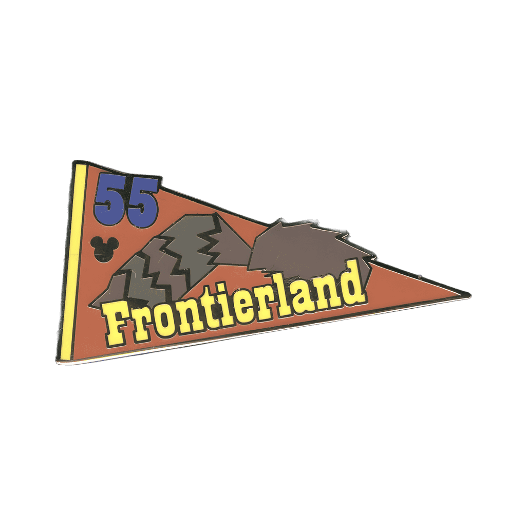 55 Pennant Collection (Frontierland) Disney pin