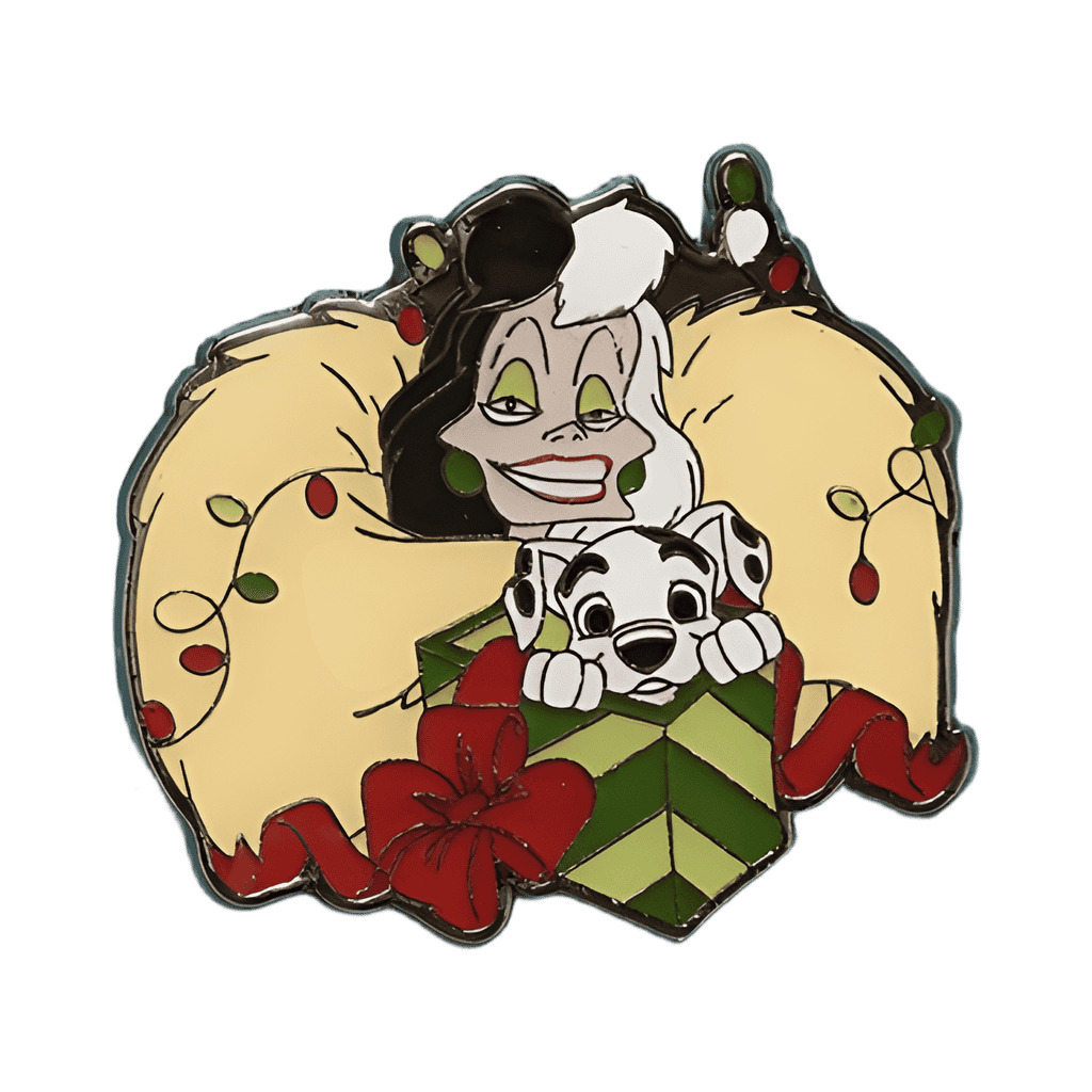 Holidays 2021 Cruella De Vil in Lights Disney pin