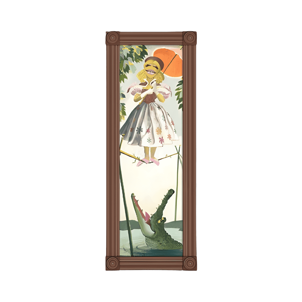 Janice Stretching Room Portrait Disney pin