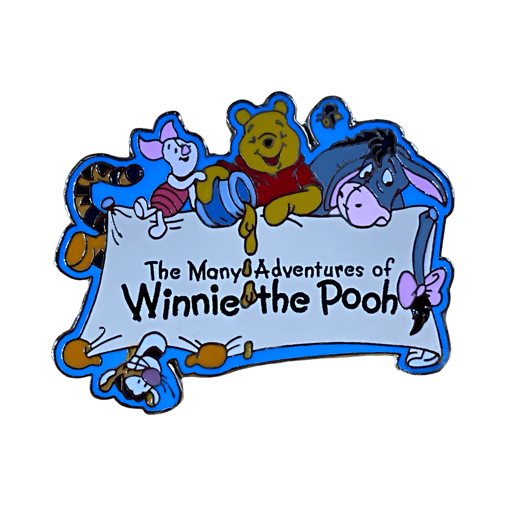 The Many Adventures of Winnie the Pooh Banner Disney pin