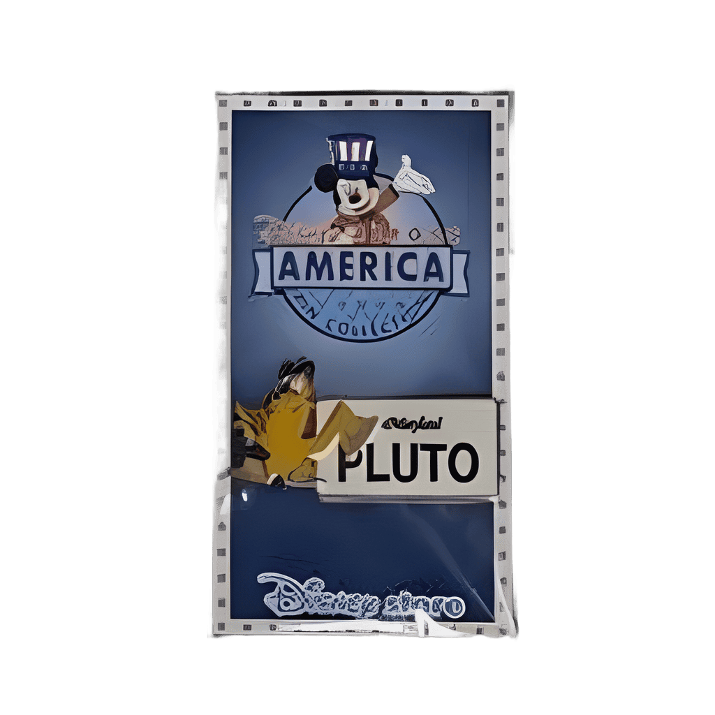 Maryland Pluto License Plate Disney pin