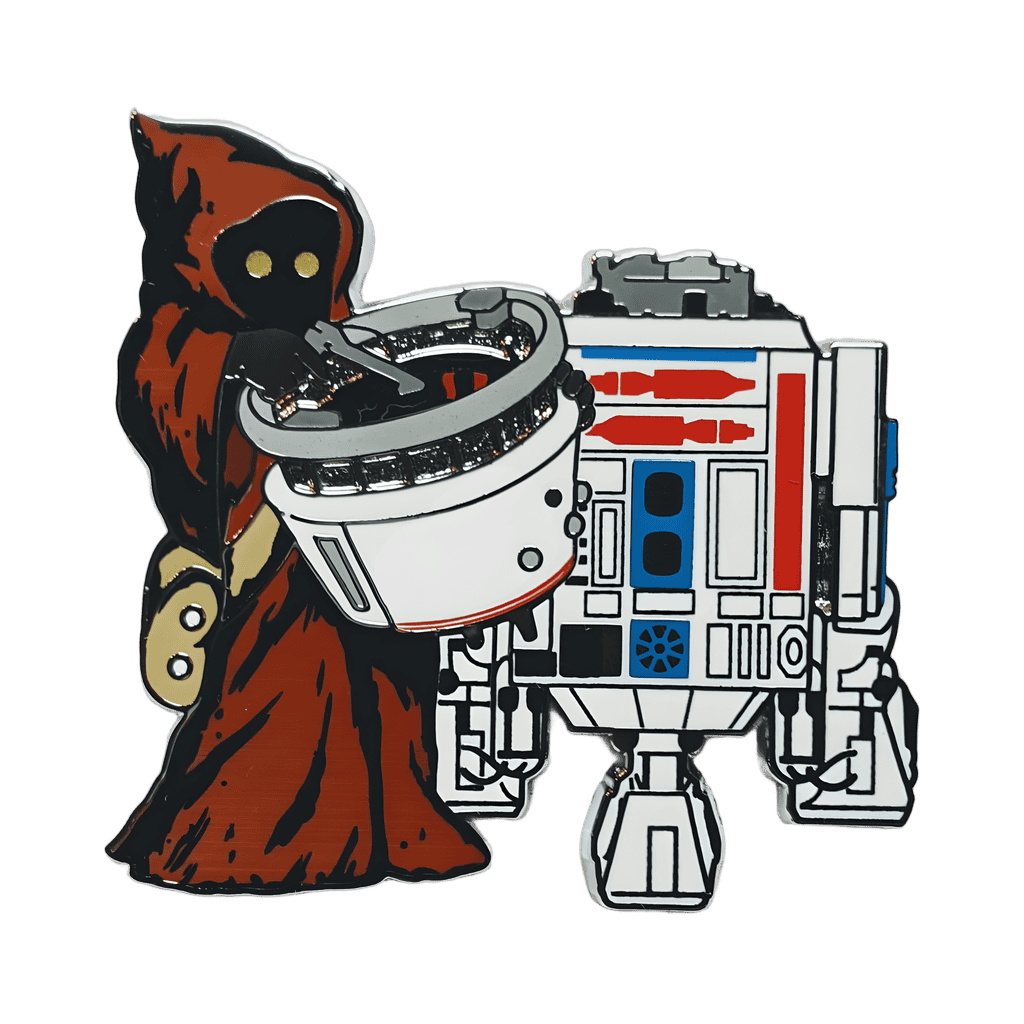 Jawa and R5-D4 Disney pin