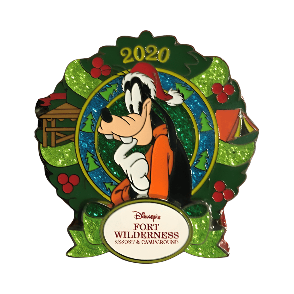 Fort Wilderness Resort & Campground - Goofy Wreath Disney pin