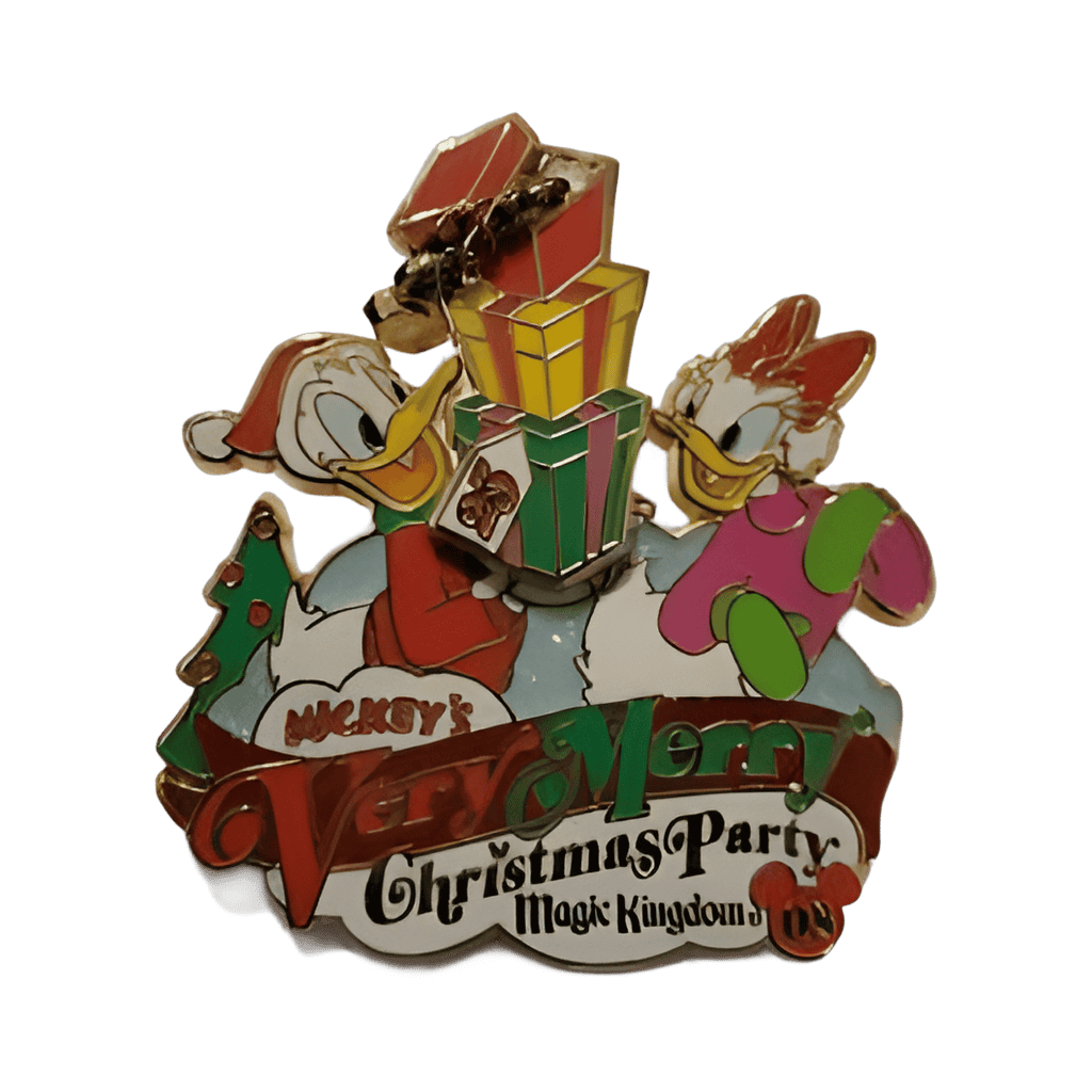 Donald and Daisy With Presents Disney pin