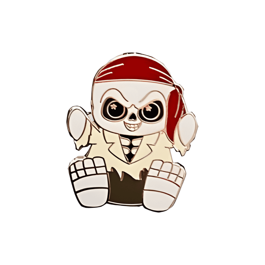 Skeleton Pirate Disney pin