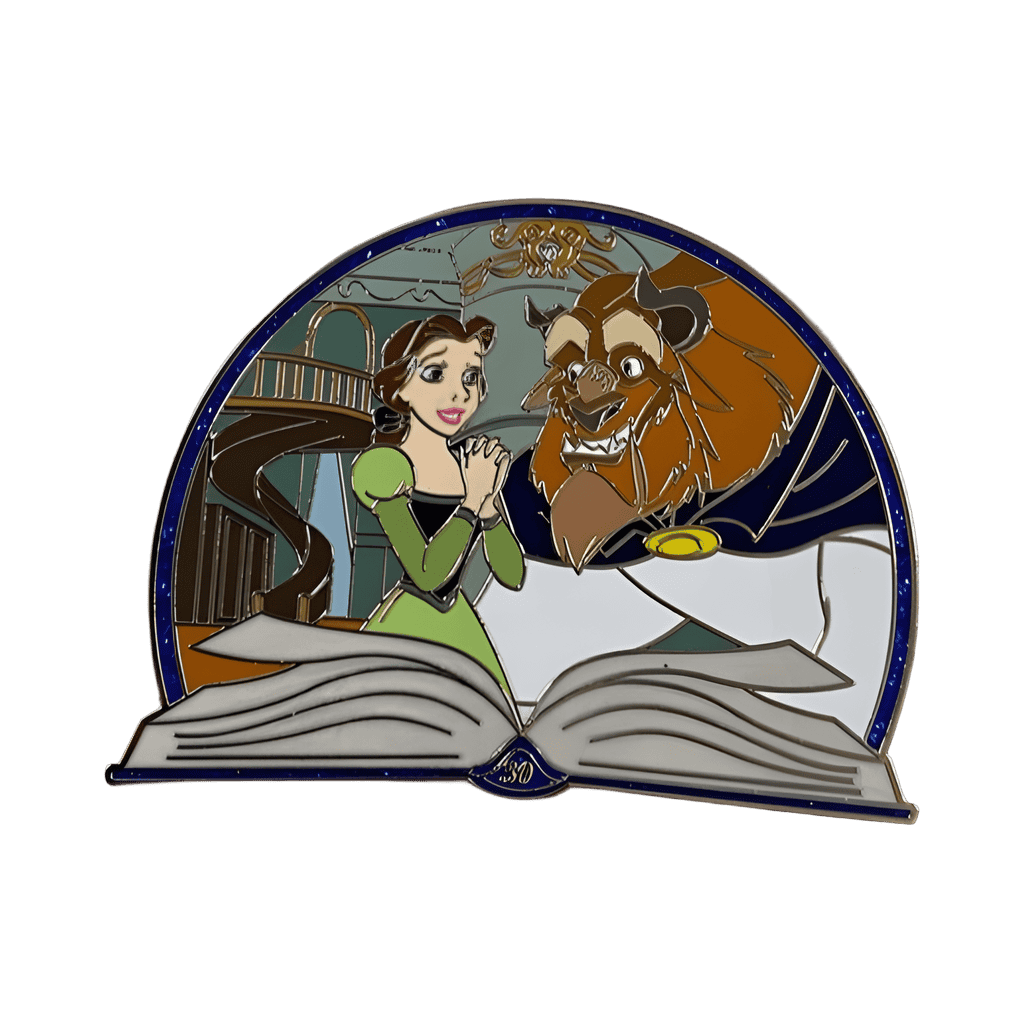 Belle and Beast (Passholder Exclusive) Disney pin